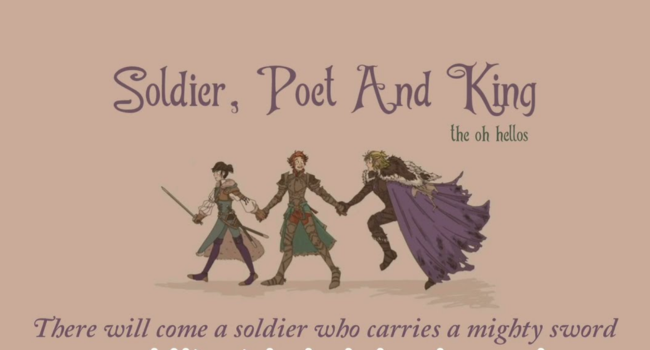 Soldier Poet King Lyrics